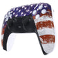 eXtremeRate Replacement Front Housing Shell with Touchpad Compatible with PS5 Controller BDM-010/020/030/040/050 - Impression US Flag