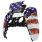 eXtremeRate Replacement Front Housing Shell with Touchpad Compatible with PS5 Controller BDM-010/020/030/040/050 - Impression US Flag