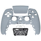 eXtremeRate Replacement Front Housing Shell with Touchpad Compatible with PS5 Controller BDM-010/020/030/040/050/060 - New Hope Gray