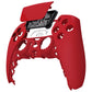 eXtremeRate Replacement Front Housing Shell with Touchpad Compatible with PS5 Controller BDM-010/020/030/040/050 - Passion Red