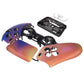 eXtremeRate Replacement Front Housing Shell with Touchpad Compatible with PS5 Controller BDM-010/020/030/040/050 - Purple Red Swirl