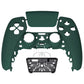 eXtremeRate Replacement Front Housing Shell with Touchpad Compatible with PS5 Controller BDM-010/020/030/040/050/060 - Racing Green