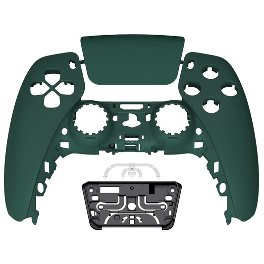 eXtremeRate Replacement Front Housing Shell with Touchpad Compatible with PS5 Controller BDM-010/020/030/040/050/060 - Racing Green