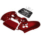 eXtremeRate Replacement Front Housing Shell with Touchpad Compatible with PS5 Controller BDM-010/020/030/040/050/060 - Scarlet Red