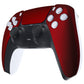 eXtremeRate Replacement Front Housing Shell with Touchpad Compatible with PS5 Controller BDM-010/020/030/040/050/060 - Scarlet Red