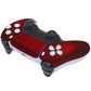 eXtremeRate Replacement Front Housing Shell with Touchpad Compatible with PS5 Controller BDM-010/020/030/040/050/060 - Scarlet Red