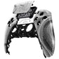 eXtremeRate Replacement Front Housing Shell with Touchpad Compatible with PS5 Controller BDM-010/020/030/040/050 - Silver Wave