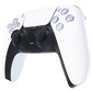 eXtremeRate Replacement Front Housing Shell with Touchpad Compatible with PS5 Controller BDM-010/020/030/040/050/060 - White