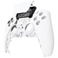 eXtremeRate Replacement Front Housing Shell with Touchpad Compatible with PS5 Controller BDM-010/020/030/040/050/060 - White