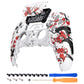 eXtremeRate Replacement Front Housing Shell with Touchpad Compatible with PS5 Controller BDM-010/020/030/040/050 - Winter Blossom eXtremeRate