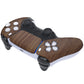 eXtremeRate Replacement Front Housing Shell with Touchpad Compatible with PS5 Controller BDM-010/020/030/040/050/060 - Wood Grain