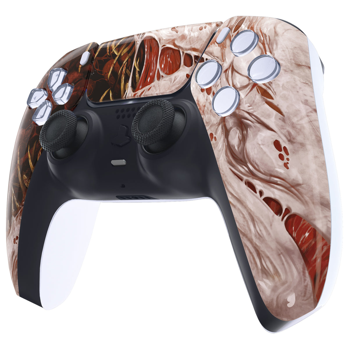eXtremeRate Replacement Front Housing Shell with Touchpad Compatible with PS5 Controller BDM-010/020/030/040/050 - Xeno Species