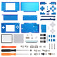 eXtremeRate Replacement Full Housing Shell & Buttons with Screen Lens for Nintendo DS Lite NDSL - Chameleon Purple Blue