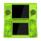 eXtremeRate Replacement Full Housing Shell & Buttons with Screen Lens for Nintendo DS Lite NDSL - Clear Lime Green