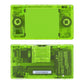 eXtremeRate Replacement Full Housing Shell & Buttons with Screen Lens for Nintendo DS Lite NDSL - Clear Lime Green