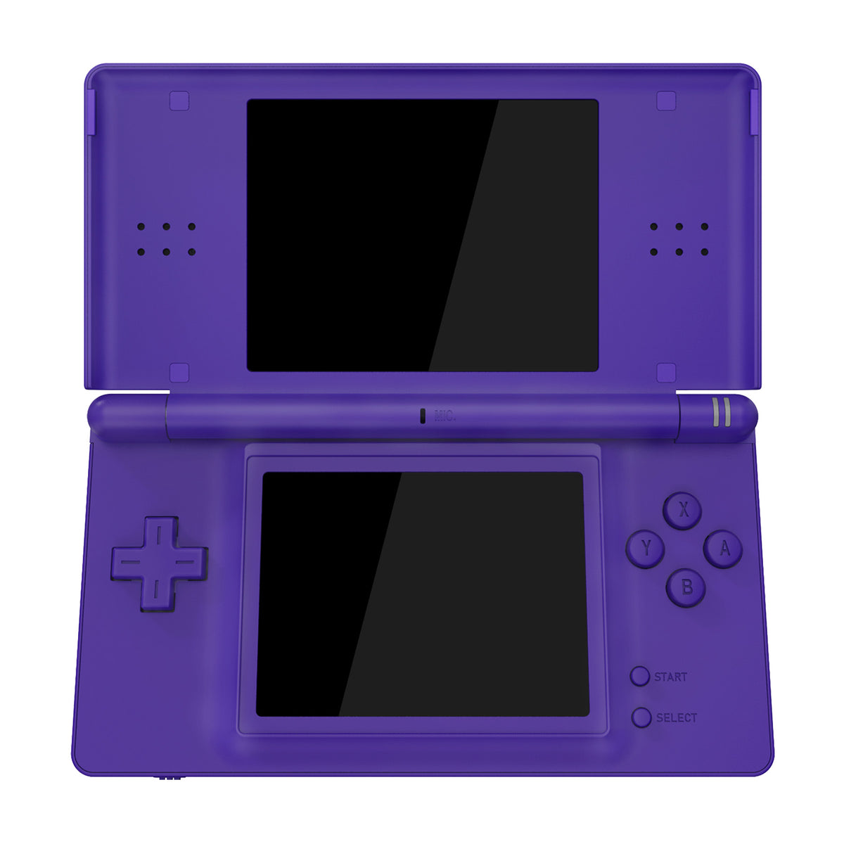 eXtremeRate Replacement Full Housing Shell & Buttons with Screen Lens for Nintendo DS Lite NDSL - Purple