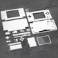 eXtremeRate Replacement Full Housing Shell & Buttons with Screen Lens for Nintendo DS Lite NDSL - White