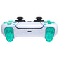 eXtremeRate Replacement Full Set Buttons Compatible with PS5 Controller BDM-010/020 - Emerald Green