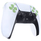 eXtremeRate Replacement Full Set Buttons Compatible with PS5 Controller BDM-030/040/050/060 - Clear Light Green