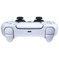 eXtremeRate Replacement Full Set Buttons Compatible with PS5 Controller BDM-030/040/050/060 - Original White