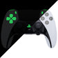 eXtremeRate Replacement Full Set Buttons Compatible with PS5 Edge Controller - Glow in Dark - Green