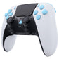 eXtremeRate Replacement Full Set Buttons Compatible with PS5 Edge Controller - Heaven Blue