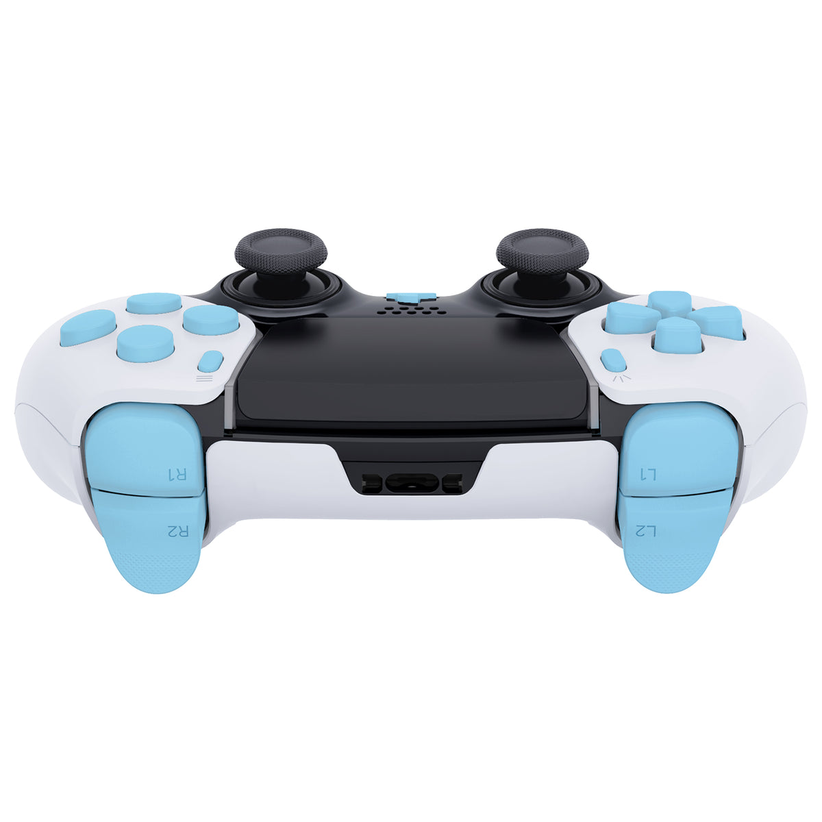 eXtremeRate Replacement Full Set Buttons Compatible with PS5 Edge Controller - Heaven Blue