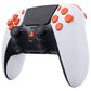 eXtremeRate Replacement Full Set Buttons Compatible with PS5 Edge Controller - Orange