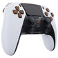 eXtremeRate Replacement Full Set Buttons Compatible with PS5 Edge Controller - Wood Grain