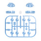 eXtremeRate Replacement Full Set Buttons for Joycon of NS Switch - Crystal Clear Light Blue