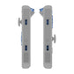eXtremeRate Replacement Full Set Buttons for Joycon of NS Switch - Crystal Clear Light Blue