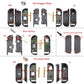 eXtremeRate Replacement Full Set Buttons for Joycon of NS Switch - Crystal Clear Light Blue