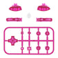 eXtremeRate Replacement Full Set Buttons for NS Switch Lite - Clear Candy Pink