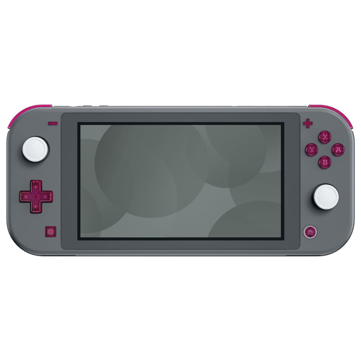 eXtremeRate Replacement Full Set Buttons for NS Switch Lite - Clear Candy Pink