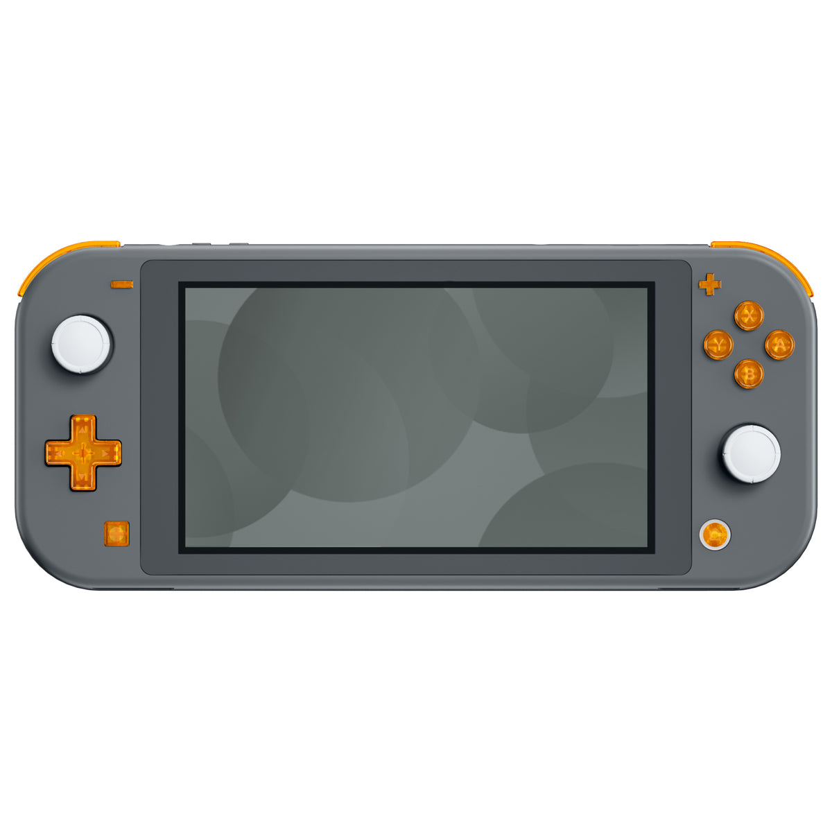 eXtremeRate Replacement Full Set Buttons for NS Switch Lite - Clear Orange