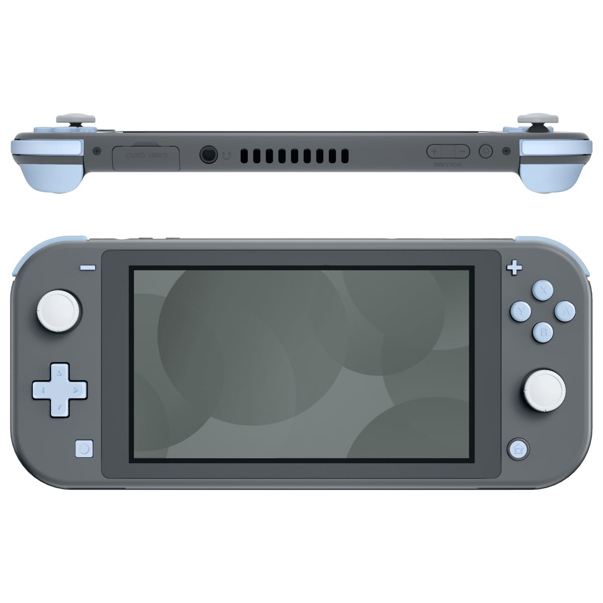 eXtremeRate Replacement Full Set Buttons for NS Switch Lite - Sky Blue