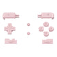 eXtremeRate Replacement Full Set Buttons for Nintendo DS Lite NDSL - Cherry Blossoms Pink
