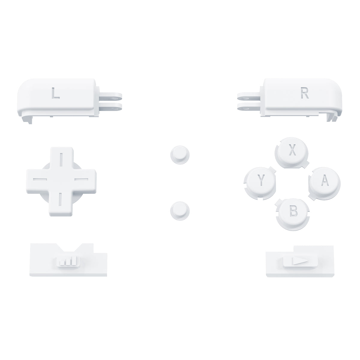 eXtremeRate Replacement Full Set Buttons for Nintendo DS Lite NDSL - White eXtremeRate