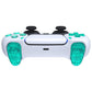 eXtremeRate Replacement Full Set Buttons Compatible with PS5 Controller BDM-030/040/050 - Emerald Green eXtremeRate