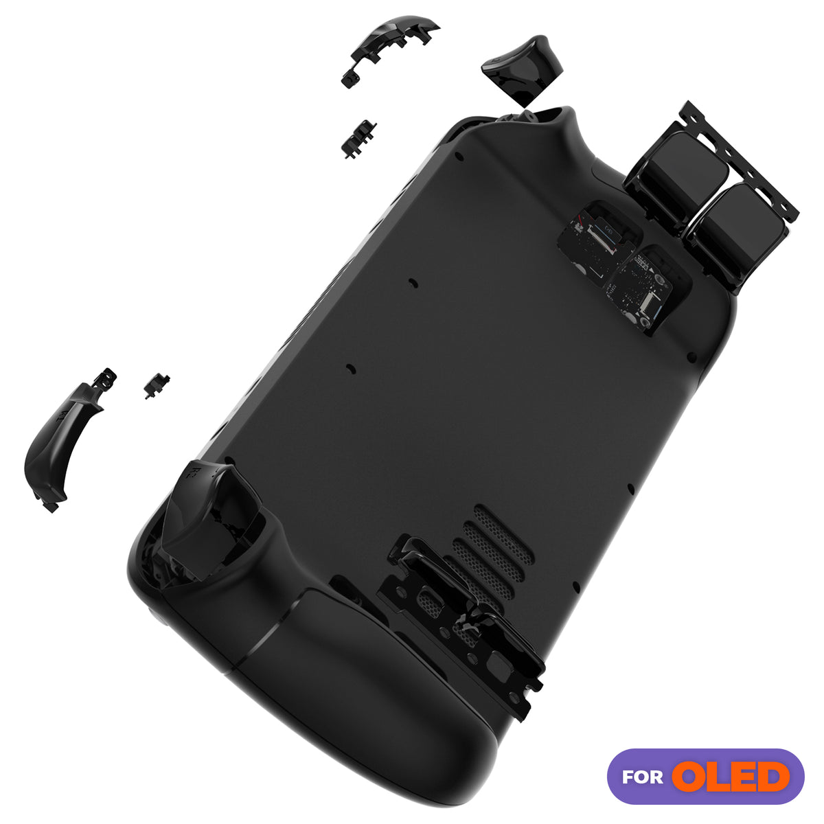 eXtremeRate Replacement Full Set Buttons for Steam Deck OLED - Black