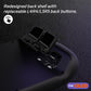 eXtremeRate Replacement Full Set Buttons for Steam Deck OLED - Black