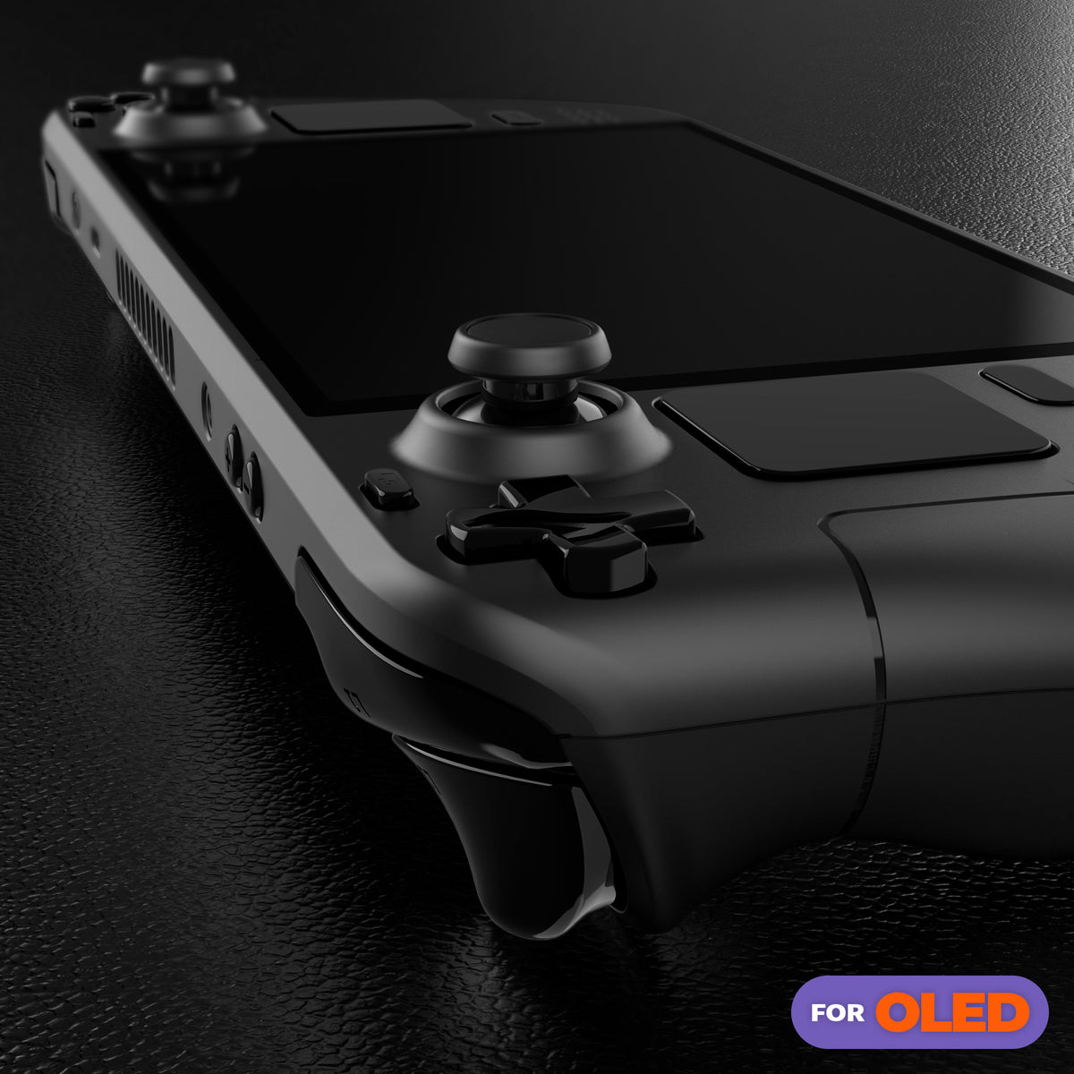 eXtremeRate Replacement Full Set Buttons for Steam Deck OLED - Black
