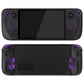 eXtremeRate Replacement Full Set Buttons for Steam Deck OLED  - Clear Atomic Purple