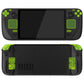 eXtremeRate Replacement Full Set Buttons for Steam Deck OLED - Clear Lime Green