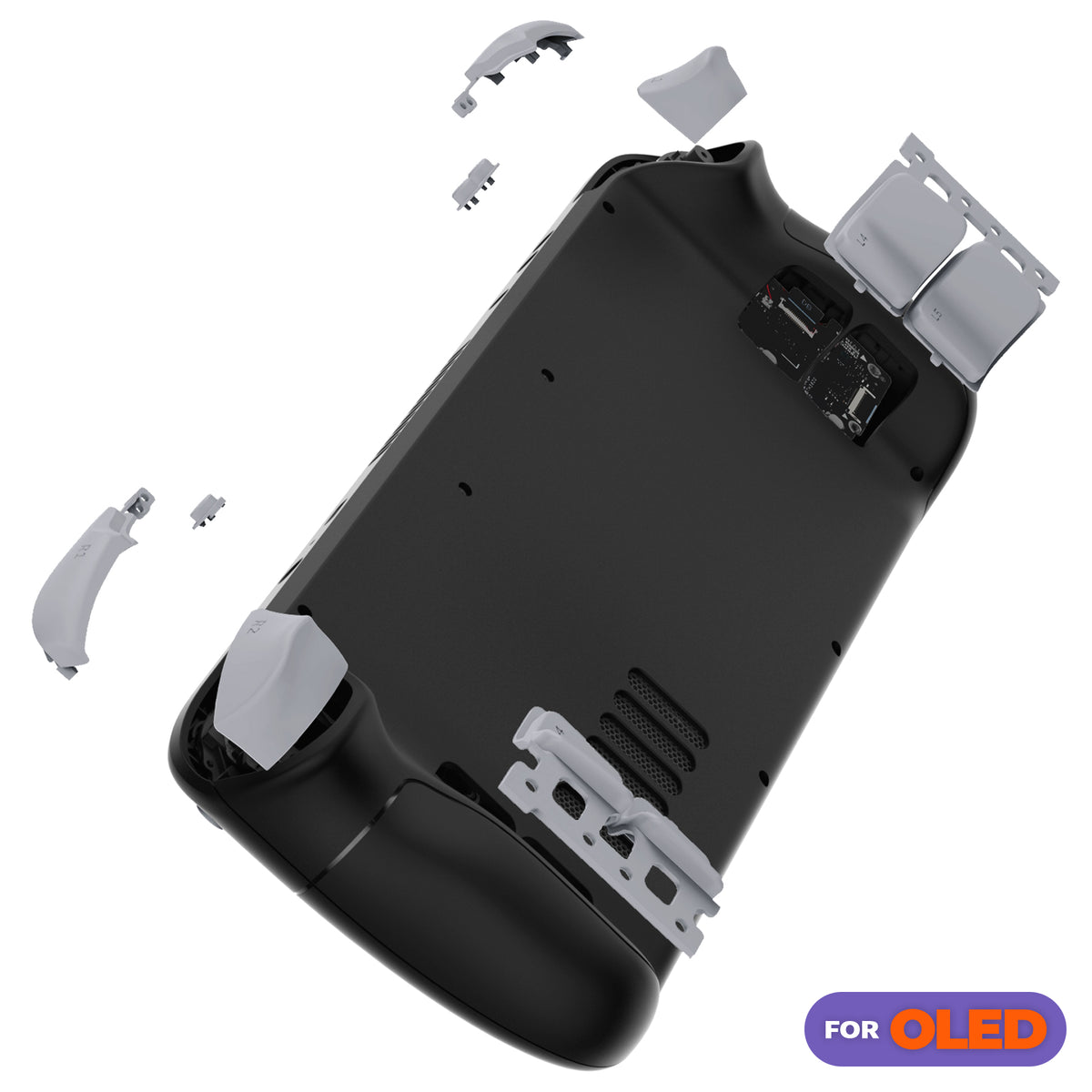 eXtremeRate Replacement Full Set Buttons for Steam Deck OLED - New Hope Gray