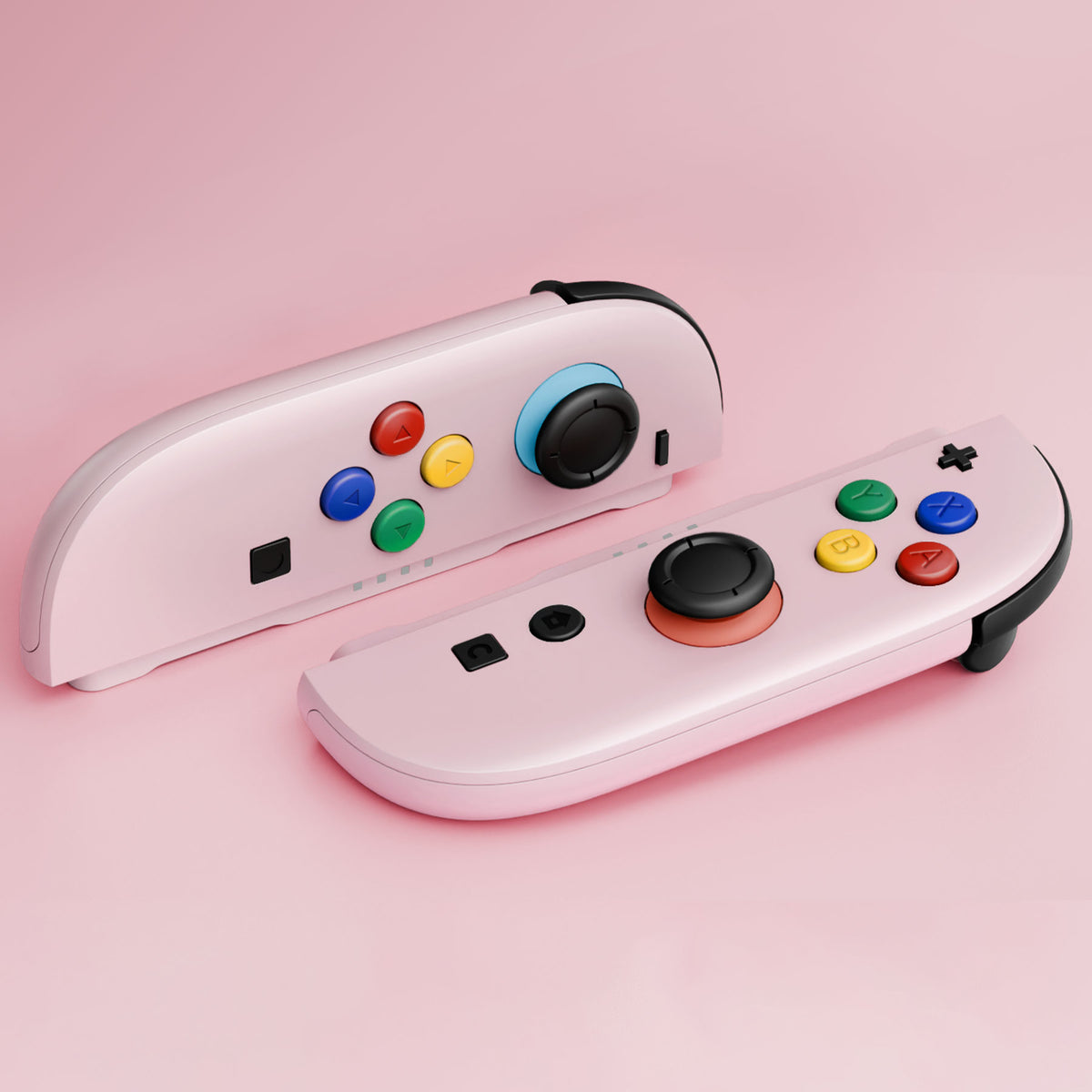 eXtremeRate DIY Replacement Full Set Shell Case with Buttons for Joycon 2 of Nintendo Switch 2 - Deluxe Version - Cherry Blossoms Pink