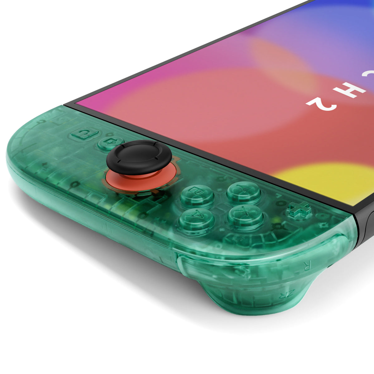 eXtremeRate DIY Replacement Full Set Shell Case with Buttons for Joycon 2 of Nintendo Switch 2 - Deluxe Version - Emerald Green