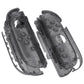 eXtremeRate DIY Replacement Full Set Shell Case with Buttons for Joycon 2 of Nintendo Switch 2 - Deluxe Version - Clear Slate Black