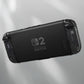 eXtremeRate DIY Replacement Full Set Shell Case with Buttons for Joycon 2 of Nintendo Switch 2 - Deluxe Version - Clear Slate Black