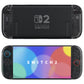 eXtremeRate DIY Replacement Full Set Shell Case with Buttons for Joycon 2 of Nintendo Switch 2 - Deluxe Version - Clear Slate Black